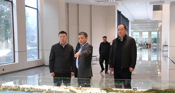 丽水市政府副秘书长王永国一行调研欧博abg官网集团