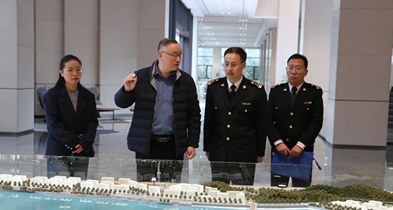 丽水海关关长洪壮一行调研欧博abg官网集团